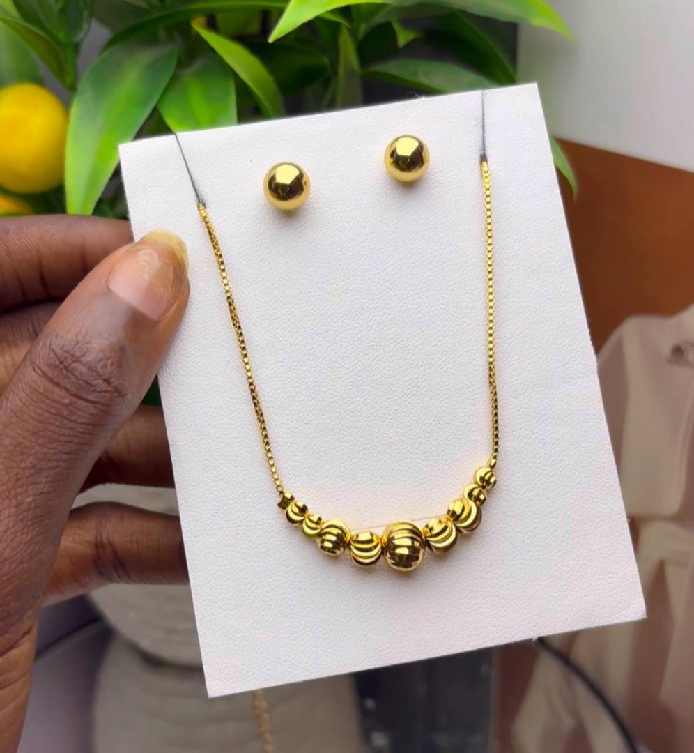 Gold replica necklace