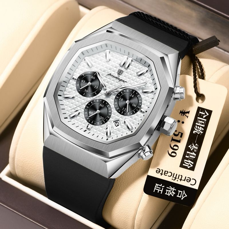 Poedagar Rubber wristwatch