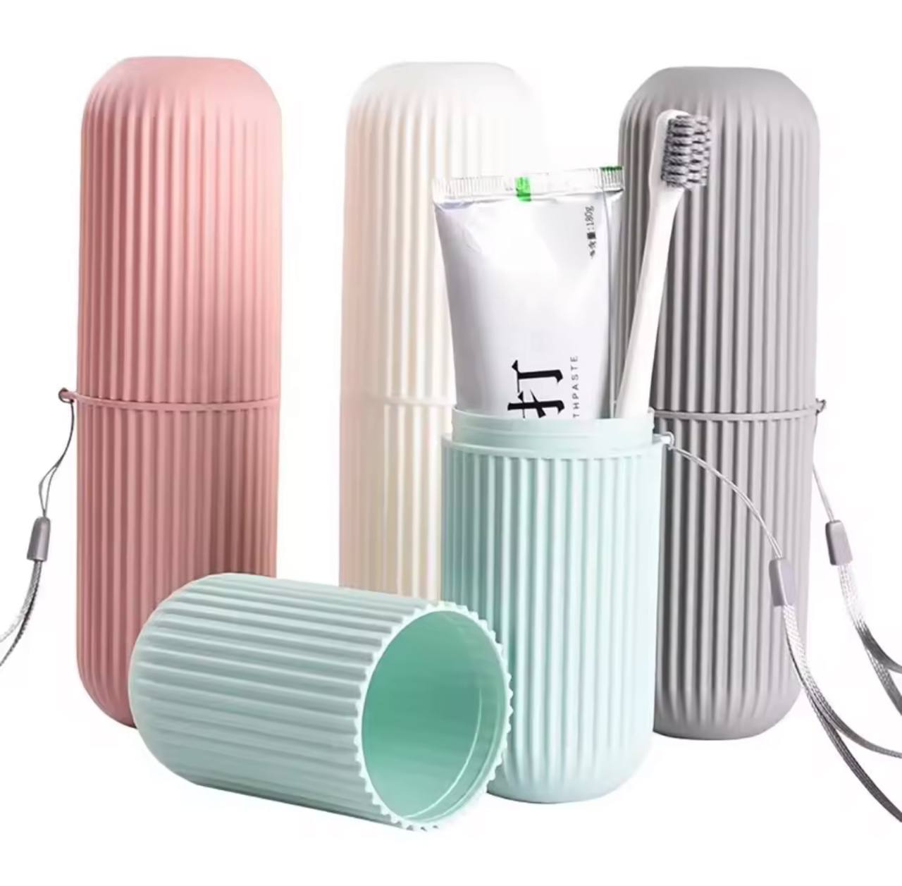 Toothbrush/toothpaste case